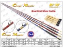 M&W Ocean Monster Boat Rod (Silver Guide), F0043